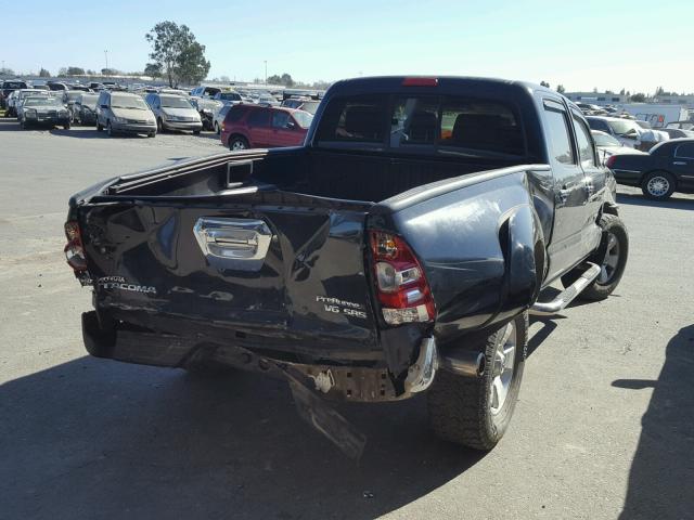 5TEKU72N87Z341901 - 2007 TOYOTA TACOMA DOU BLACK photo 4