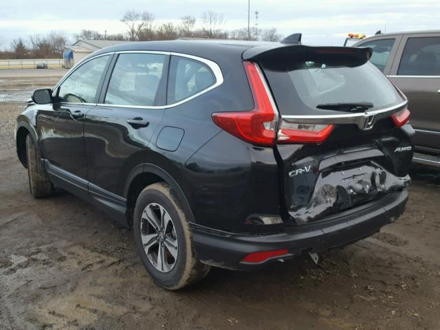 2HKRW6H35HH214682 - 2017 HONDA CR-V LX BLACK photo 3