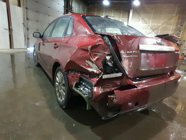 JF1GE6B63AH513451 - 2010 SUBARU IMPREZA 2. RED photo 3