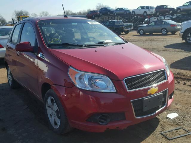 KL1TD6DEXBB201350 - 2011 CHEVROLET AVEO LS RED photo 1