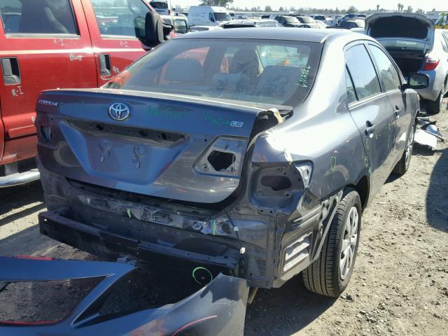 2T1BU4EE0BC634992 - 2011 TOYOTA COROLLA BA CHARCOAL photo 4