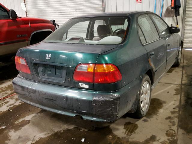 2HGEJ6615XH557368 - 1999 HONDA CIVIC BASE GREEN photo 4