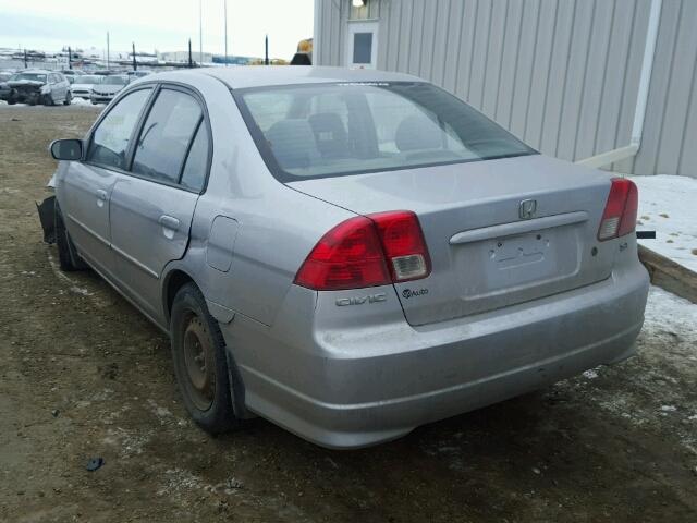 2HGES16834H919948 - 2004 HONDA CIVIC SI SILVER photo 3