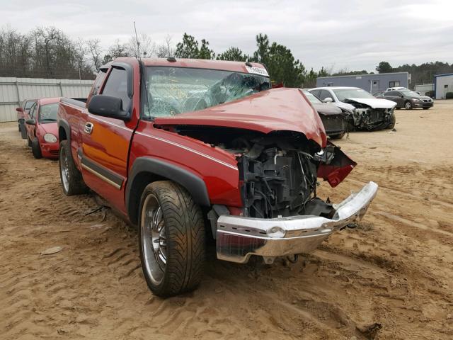 2GCEC19T941227276 - 2004 CHEVROLET SILVERADO RED photo 1