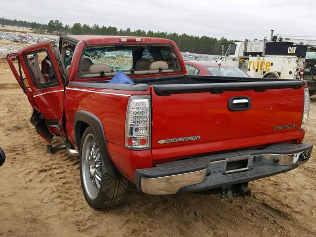 2GCEC19T941227276 - 2004 CHEVROLET SILVERADO RED photo 3