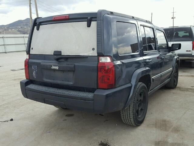 1J8HG48K97C565540 - 2007 JEEP COMMANDER CHARCOAL photo 4