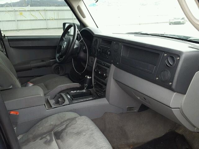 1J8HG48K97C565540 - 2007 JEEP COMMANDER CHARCOAL photo 5
