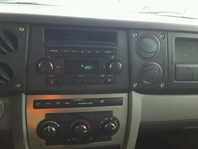 1J8HG48K97C565540 - 2007 JEEP COMMANDER CHARCOAL photo 9