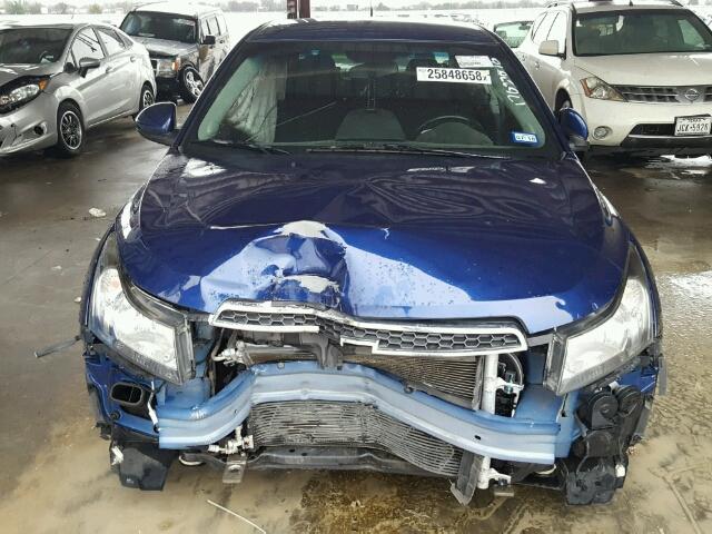 1G1PC5SB7D7184232 - 2013 CHEVROLET CRUZE LT BLUE photo 7