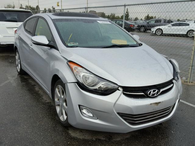 KMHDH4AE5DU919594 - 2013 HYUNDAI ELANTRA GL SILVER photo 1