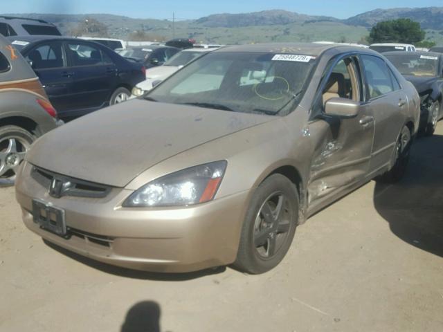 1HGCM56613A088521 - 2003 HONDA ACCORD EX GOLD photo 2