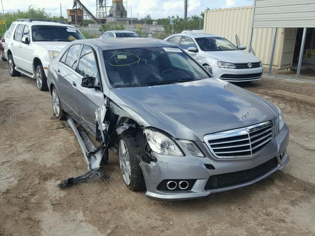 WDDHF5GB1AA079346 - 2010 MERCEDES-BENZ E 350 GRAY photo 1