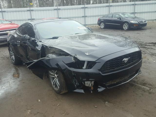 1FA6P8THXF5362120 - 2015 FORD MUSTANG BLACK photo 1