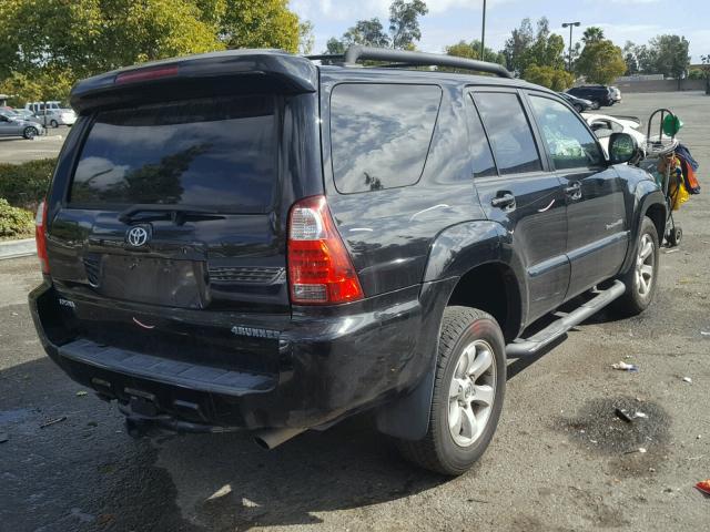 JTEBT14RX78043346 - 2007 TOYOTA 4RUNNER SR BLACK photo 4