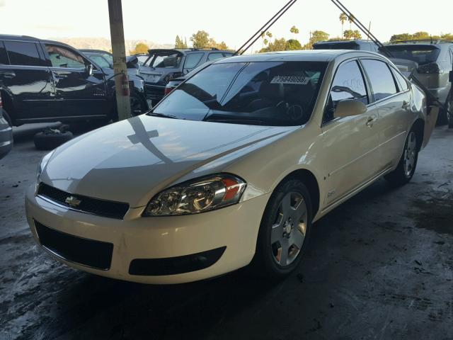 2G1WD58C369190104 - 2006 CHEVROLET IMPALA SUP WHITE photo 2