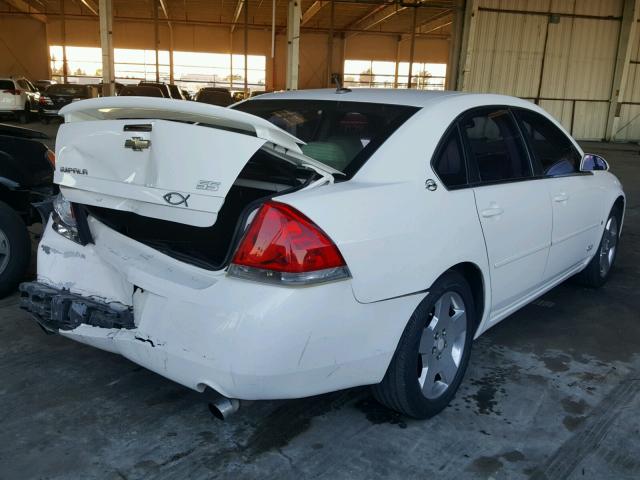 2G1WD58C369190104 - 2006 CHEVROLET IMPALA SUP WHITE photo 4