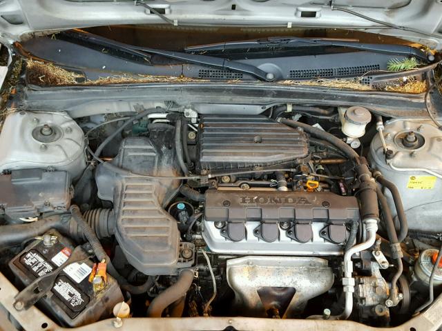 2HGES16354H543841 - 2004 HONDA CIVIC DX V SILVER photo 7