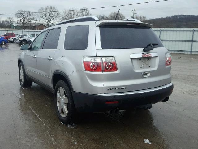 1GKER23738J117534 - 2008 GMC ACADIA SLT SILVER photo 3