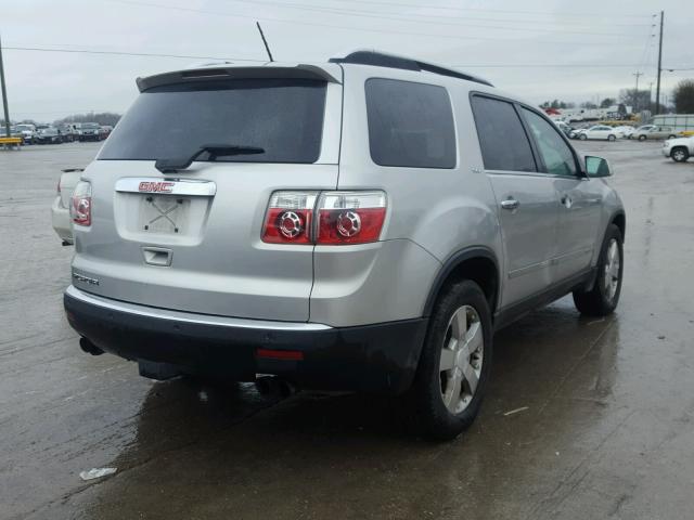 1GKER23738J117534 - 2008 GMC ACADIA SLT ვერცხლისფერი ფოტო 4