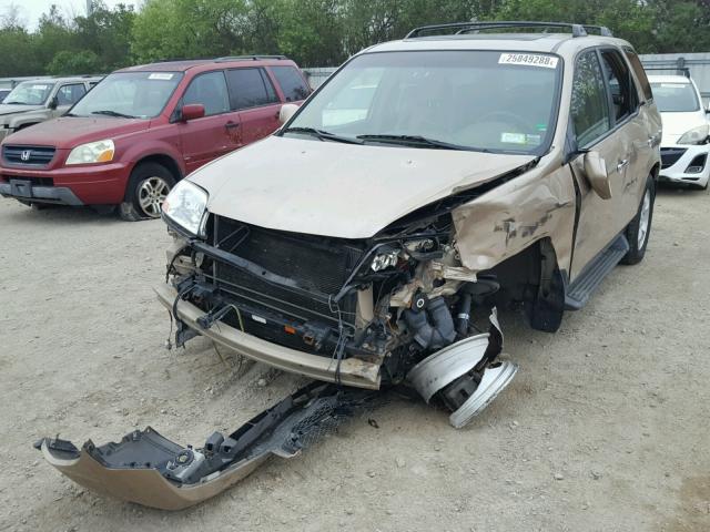 2HNYD18601H518641 - 2001 ACURA MDX TOURIN TAN photo 2