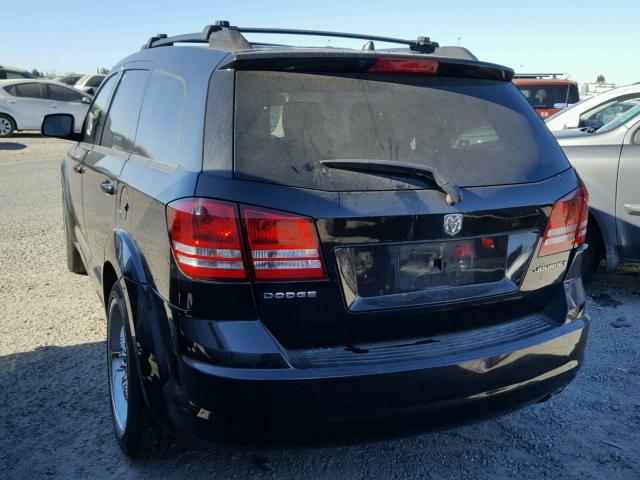 3D4GG47B69T600601 - 2009 DODGE JOURNEY SE BLACK photo 3