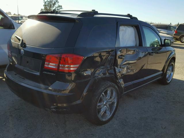 3D4GG47B69T600601 - 2009 DODGE JOURNEY SE BLACK photo 4