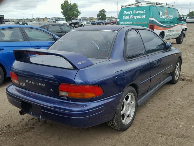 JF1GM6758YG403501 - 2000 SUBARU IMPREZA RS BLUE photo 4