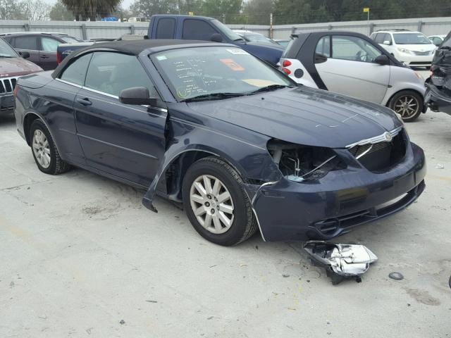 1C3LC45K28N674157 - 2008 CHRYSLER SEBRING BLUE photo 1