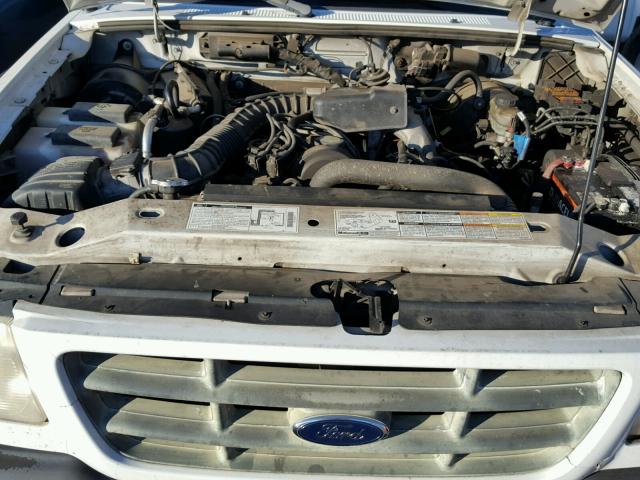 1FTYR10C61PA32954 - 2001 FORD RANGER WHITE photo 7