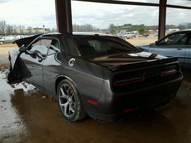 2C3CDZAT1FH912482 - 2015 DODGE CHALLENGER GRAY photo 3