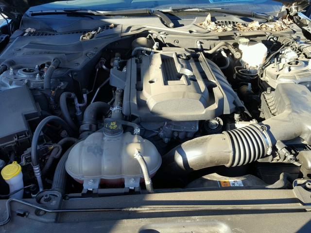 1FA6P8TH2F5431835 - 2015 FORD MUSTANG GRAY photo 7