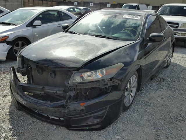 1HGCS12839A026407 - 2009 HONDA ACCORD EXL BLACK photo 2