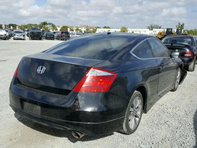 1HGCS12839A026407 - 2009 HONDA ACCORD EXL BLACK photo 4