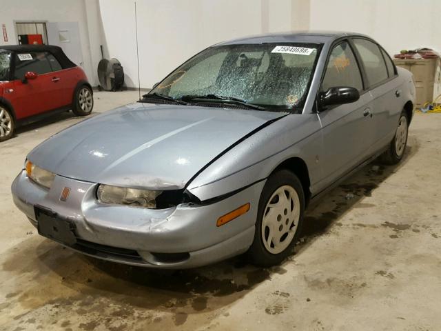 1G8ZK52712Z148434 - 2002 SATURN SL2 BLUE photo 2