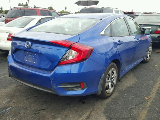 2HGFC2F55HH538783 - 2017 HONDA CIVIC LX BLUE photo 4