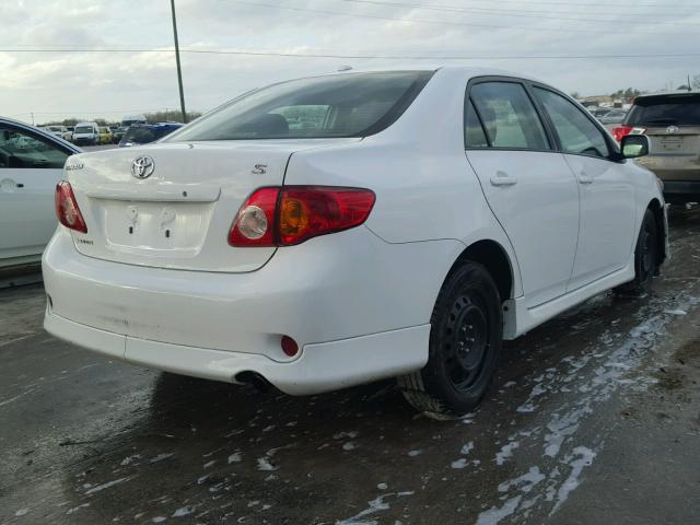 1NXBU40E99Z081534 - 2009 TOYOTA COROLLA BA WHITE photo 4