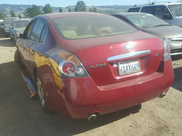 1N4AL21E77N428653 - 2007 NISSAN ALTIMA 2.5 MAROON photo 3