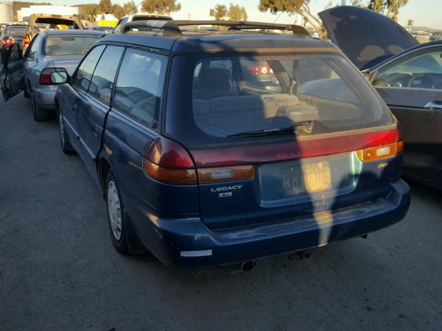 4S3BK435XV6321548 - 1997 SUBARU LEGACY L GREEN photo 3