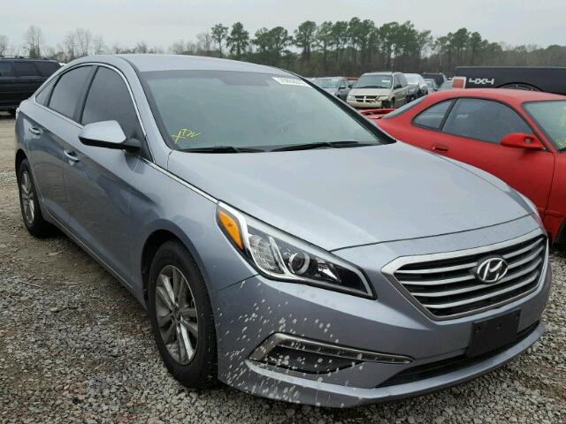 5NPE24AF0FH006516 - 2015 HYUNDAI SONATA SE GRAY photo 1