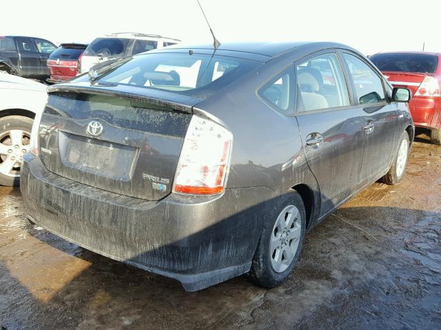 JTDKB20UX73222717 - 2007 TOYOTA PRIUS GRAY photo 4