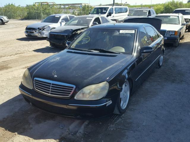 WDBNG70J4YA072259 - 2000 MERCEDES-BENZ S 430 BLACK photo 2