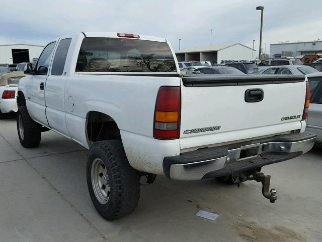 1GCEK19T1YE270520 - 2000 CHEVROLET SILVERADO WHITE photo 3