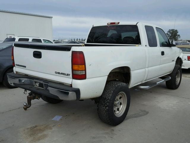 1GCEK19T1YE270520 - 2000 CHEVROLET SILVERADO WHITE photo 4