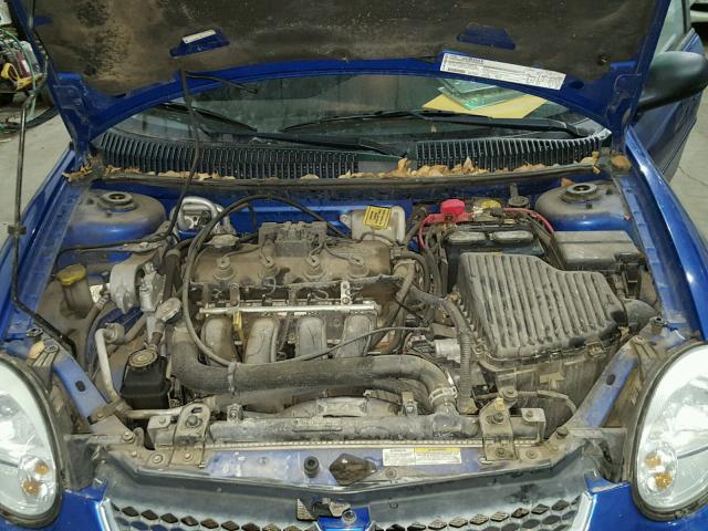 1B3ES56C25D227271 - 2005 DODGE NEON SXT BLUE photo 7