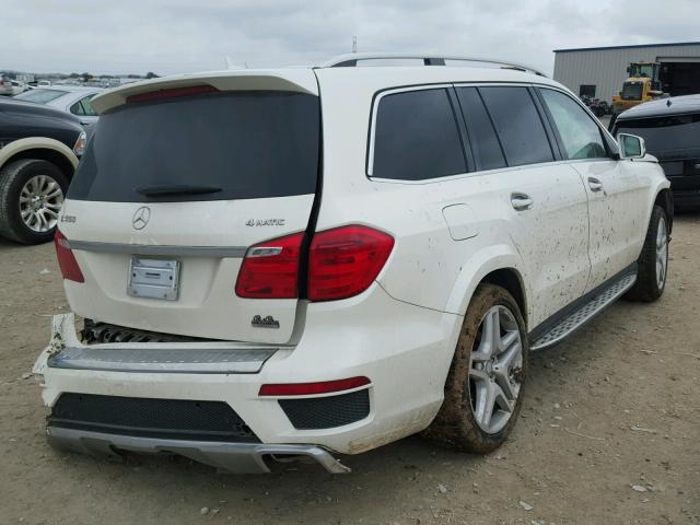 4JGDF7DE9FA483811 - 2015 MERCEDES-BENZ GL 550 4MA WHITE photo 4