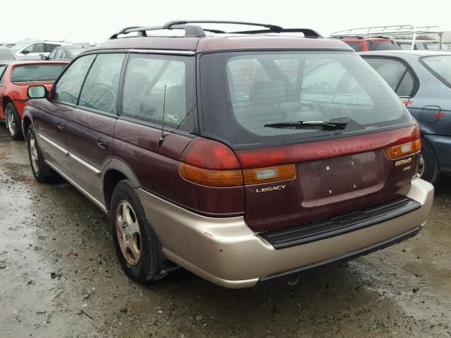 4S3BG6859X7611816 - 1999 SUBARU LEGACY OUT MAROON photo 3