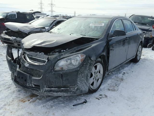 1G1ZB5E13BF272275 - 2011 CHEVROLET MALIBU LS შავი ფოტო 2