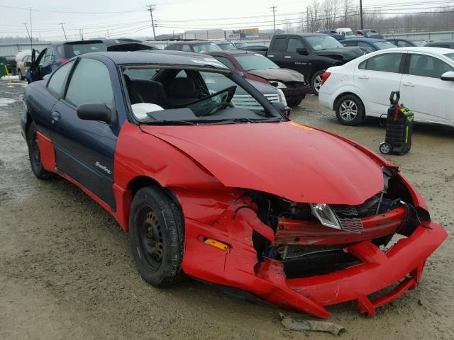 1G2JB124417322660 - 2001 PONTIAC SUNFIRE SE BLUE photo 1