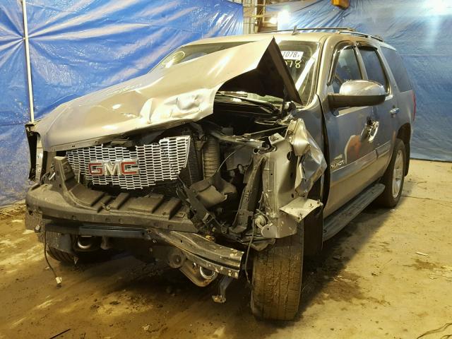 1GKFK33059R150345 - 2009 GMC YUKON SLT GRAY photo 2