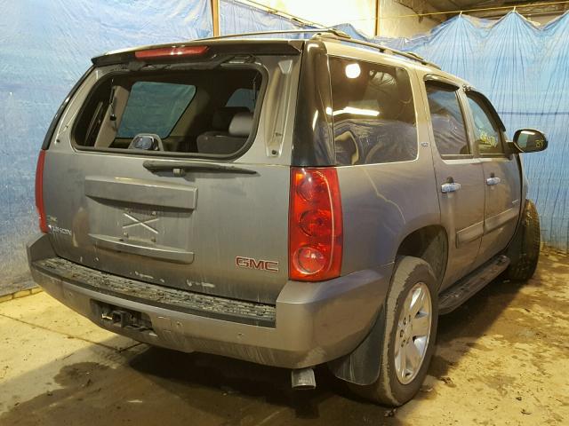 1GKFK33059R150345 - 2009 GMC YUKON SLT GRAY photo 4